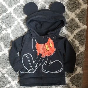 Mickey Mouse kids sweatshirt with ears!